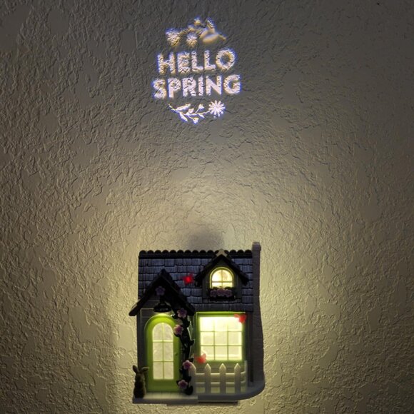 Bath & Body Works “Hello Spring” Nightlight Projector Wallflower Plug-In Retired - Picture 6 of 6
